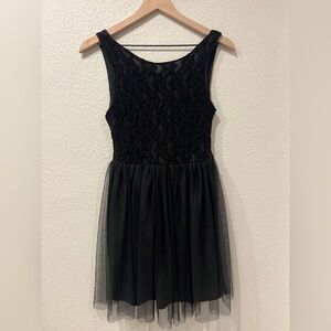 Finn & Clover Black Tulle Dress